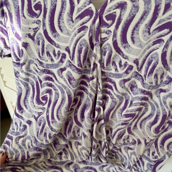 Ten tomorrow, Purple and White Women's XL Top - Picture 2 of 7